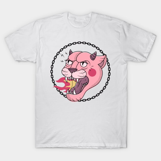 Demon kitty T-Shirt by bratcave.studio